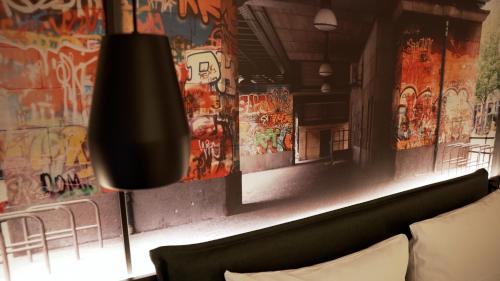 Et opholdsområde på Vienna House Easy by Wyndham Berlin Potsdamer Platz