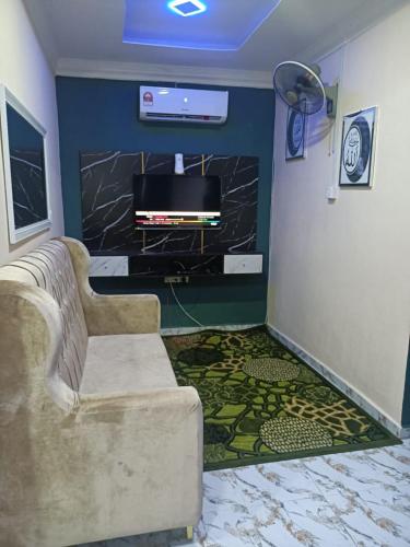 Un lugar para sentarse en Homestay K- Zeck