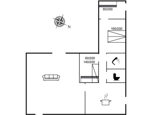 un diagrama esquemático de la instalación experimental en Holiday Home Heidl - 1-3km to the inlet by Interhome, en Rørvig