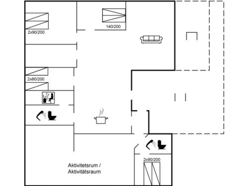 Schematische Darstellung der Versuchsanlage in der Unterkunft Holiday Home Allen - 1km from the sea by Interhome in Blåvand