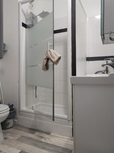 Vannituba majutusasutuses Studio non fumeur en rez-de-chaussée