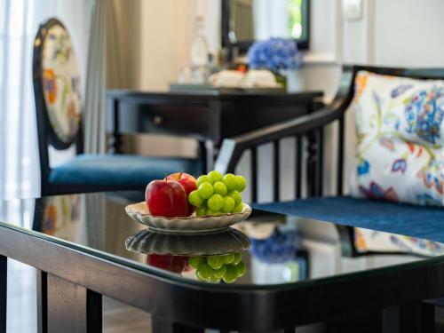 Гостиная зона в La Charm Ninh Binh Hotel & Spa