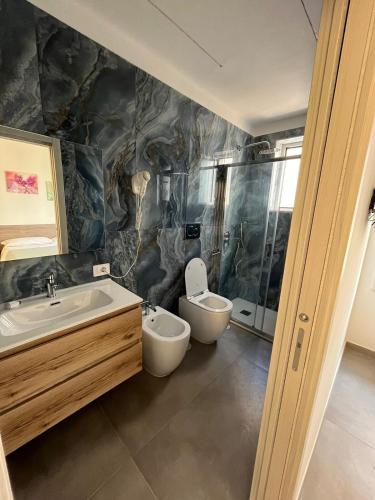 Koupelna v ubytování Casa Anema