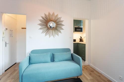 Χώρος καθιστικού στο Appartement Brive Centre Historique
