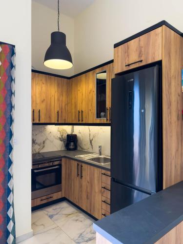 Dapur atau dapur kecil di Sun, Sea & Space 100m to beach!