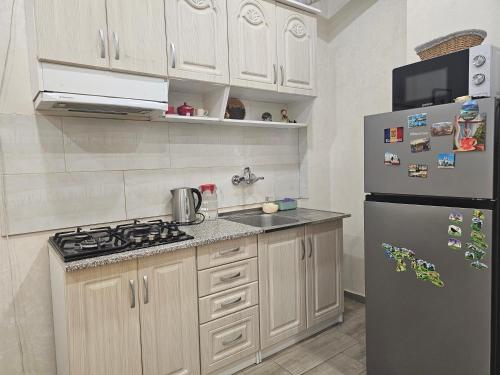 Kuchyň nebo kuchyňský kout v ubytování Apartment Teko