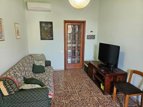 Χώρος καθιστικού στο La Felce vacation home