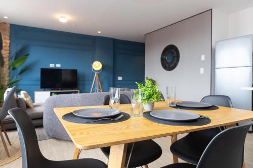 La Cuadra Apartments By Acomodoにあるテレビまたはエンターテインメントセンター