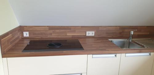 Dapur atau dapur kecil di Ferienwohnung Eifelglück Hupperath