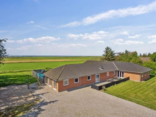 an overhead view of a home with a roof at Holiday Home Stefania - 700m from the sea by Interhome in Bredebro