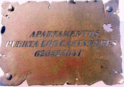 Certificado, premio, señal o documento que está expuesto en Puerta de los Castañares A