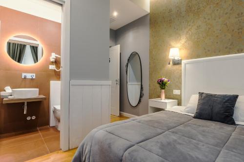 เตียงในห้องที่ Bed And Best