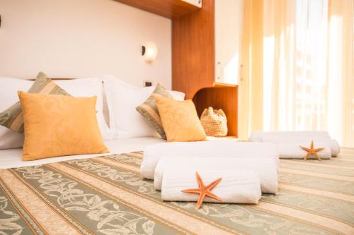 Cama o camas de una habitación en Hotel Oregon