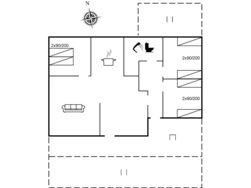 Půdorys ubytování Holiday Home Irek - 500m from the sea by Interhome