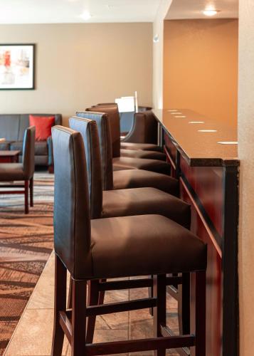 Ruang duduk di Cobblestone Inn & Suites - Big Lake