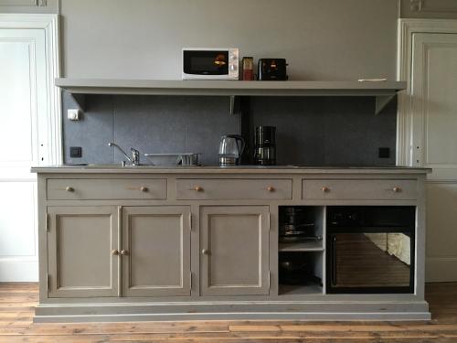 Küche/Küchenzeile in der Unterkunft Huis Vandermersch