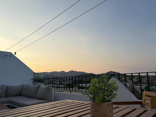 Nespecifikovaný výhled na hory nebo výhled na hory při pohledu z apartmánu