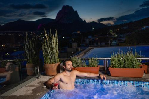 Πισίνα στο ή κοντά στο Hotel Villa Peñasco