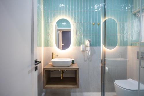Koupelna v ubytování Buena Vista Suites