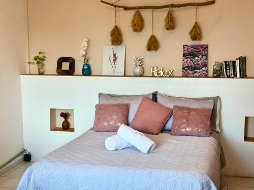 Katil atau katil-katil dalam bilik di Hostal Cuca Macuca