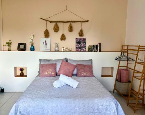 Katil atau katil-katil dalam bilik di Hostal Cuca Macuca