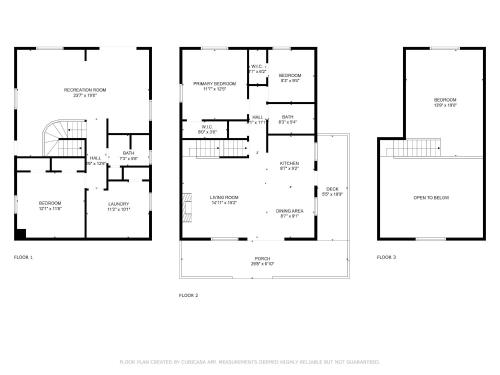a floor plan of a house at Finley Lodge in Cooks Crossing