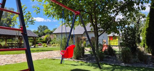 Jardín al aire libre en Osada Ostrowsko
