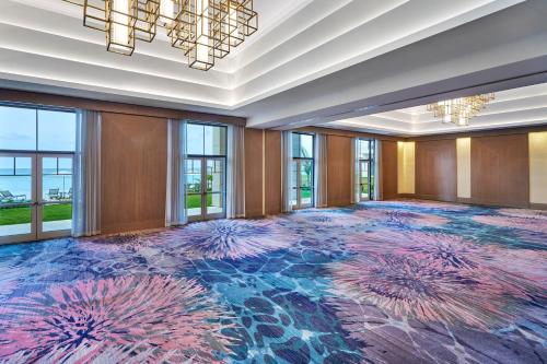 a large room with a largeopus carpet at The St. Regis Bermuda Resort in Saint George