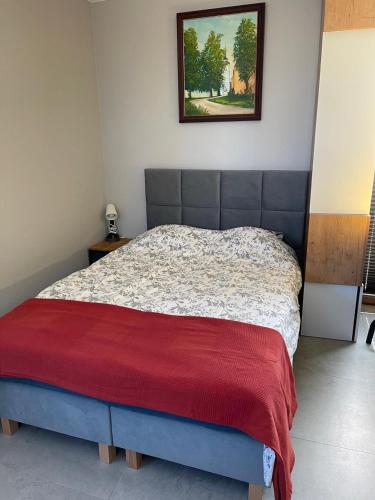 Cama o camas de una habitación en Osada Ostrowsko
