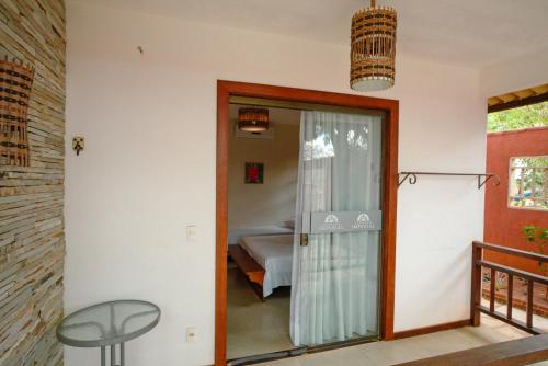 Balkoni atau teres di Chalés Terraviva
