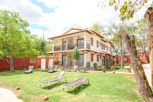 Taman di luar Chalés Terraviva