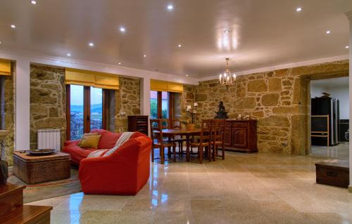 Χώρος καθιστικού στο Casa do Picouto