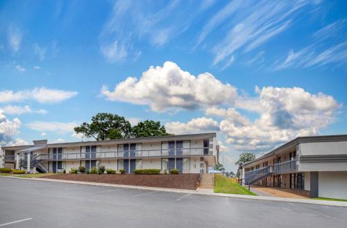 a building on the side of a street at Clarion Pointe Morrow - Atlanta South in Morrow