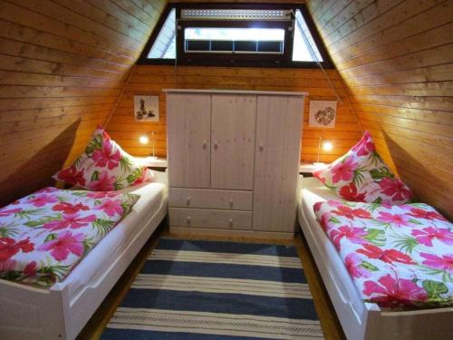 Postel nebo postele na pokoji v ubytování Holiday home Zum Vennbiber