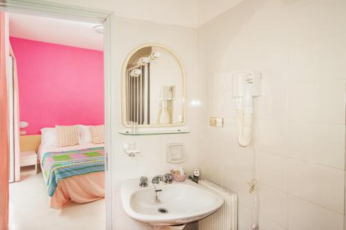 Koupelna v ubytování Hotel Giongo