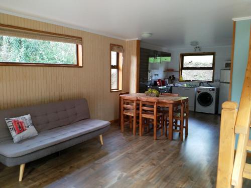 Dapur atau dapur kecil di Ranco Lodge