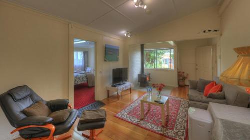 Μια τηλεόραση ή/και κέντρο ψυχαγωγίας στο The Bank Guesthouse Glen Innes