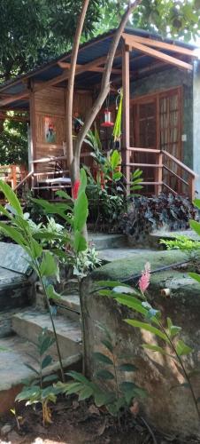 Taman di luar Casa Kwalama