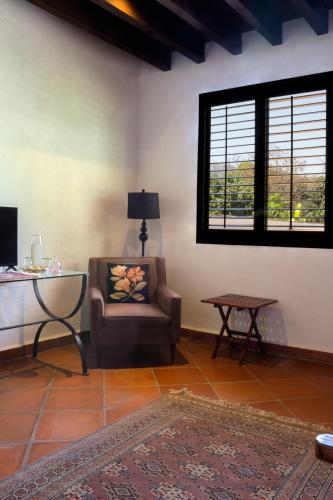 Posezení v ubytování Hotel Casa Corazón Malinalco