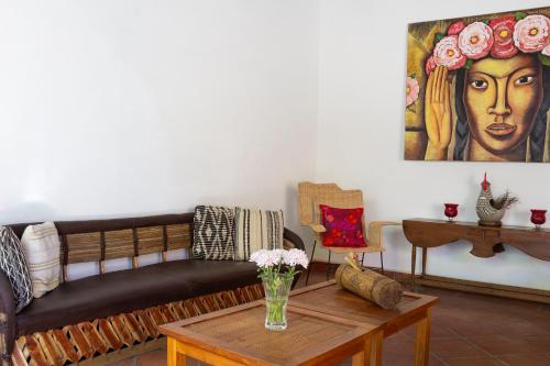 Posezení v ubytování Hotel Casa Corazón Malinalco