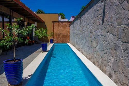 Bazén v ubytování Hotel Casa Corazón Malinalco nebo v jeho okolí