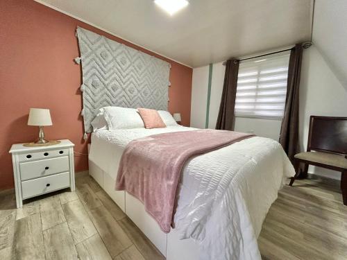 Postel nebo postele na pokoji v ubytování Cabañita cozy cerca del centro