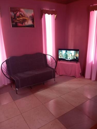 Cabinas Aventuraにあるテレビまたはエンターテインメントセンター