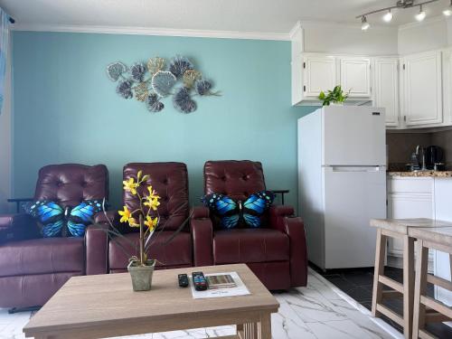 Dapur atau dapur kecil di Great Gulf Views of Galveston