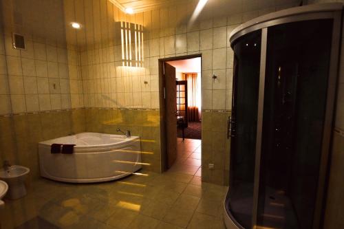 Ванная комната в Гостиница Корела