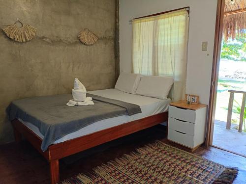 Ένα ή περισσότερα κρεβάτια σε δωμάτιο στο Ocean View Villa