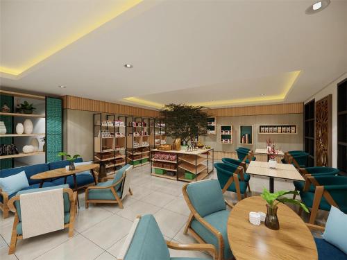 Posezení v ubytování Hilton Garden Inn Bali Nusa Dua