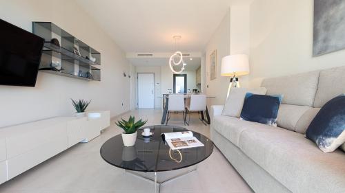 SUNSET WAVES azure apartment
