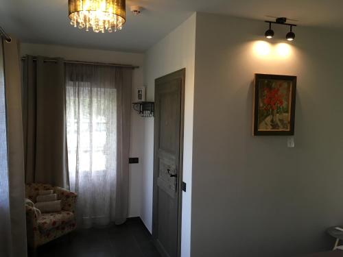 Postel nebo postele na pokoji v ubytování Pļavas