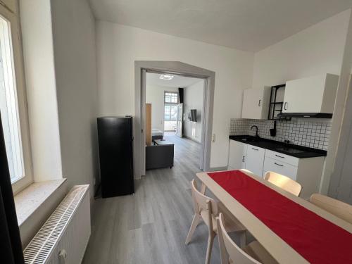 Η κουζίνα ή μικρή κουζίνα στο Hages Apartments